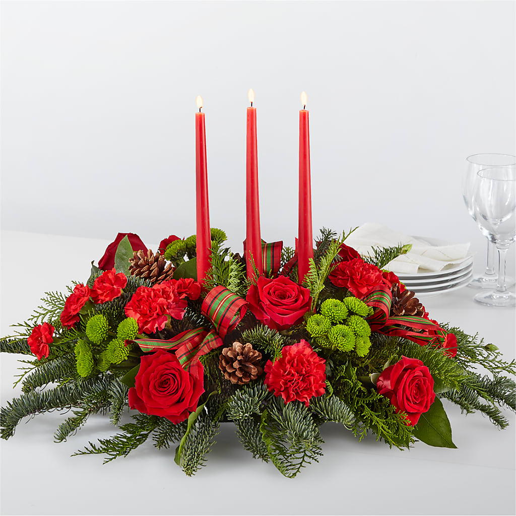 By the Candlelight Centerpiece – Hallmark Flower Shoppe, Panama City FL