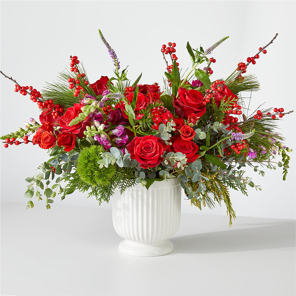 Big Red Bow Bouquet – Hallmark Flower Shoppe, Panama City FL