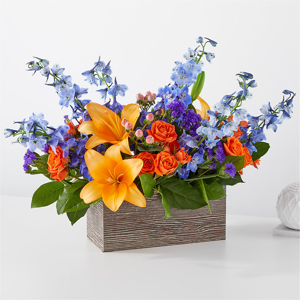 Radiant Citrus Box Bouquet – Hallmark Flower Shoppe, Panama City FL