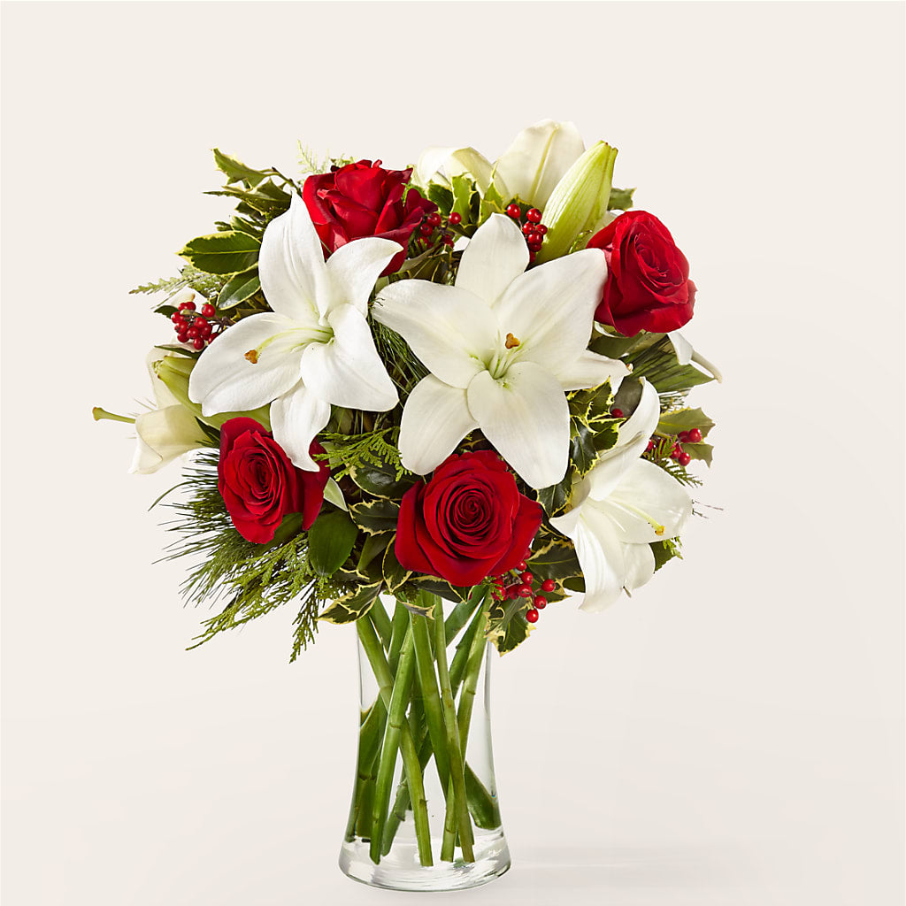 Sparkling Snowflakes Bouquet – Hallmark Flower Shoppe, Panama City FL
