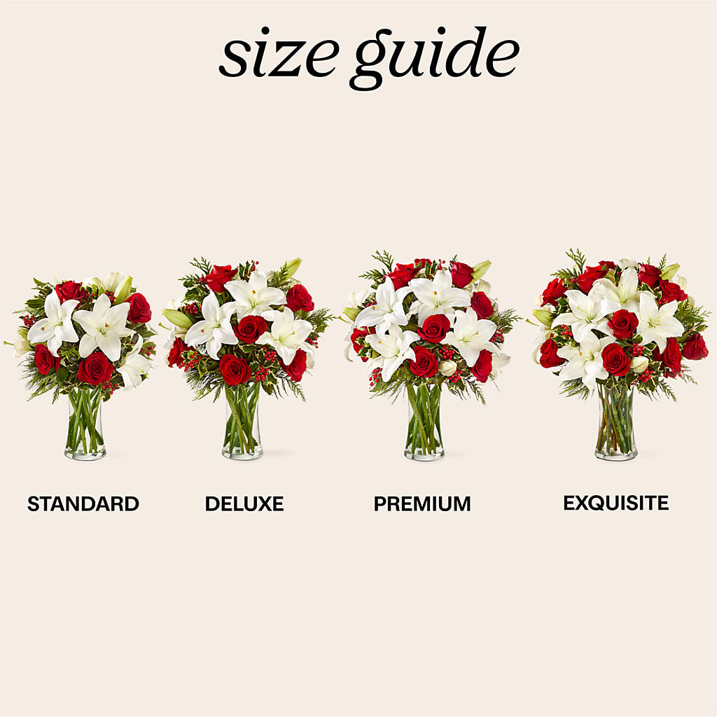 Sparkling Snowflakes Bouquet – Hallmark Flower Shoppe, Panama City FL
