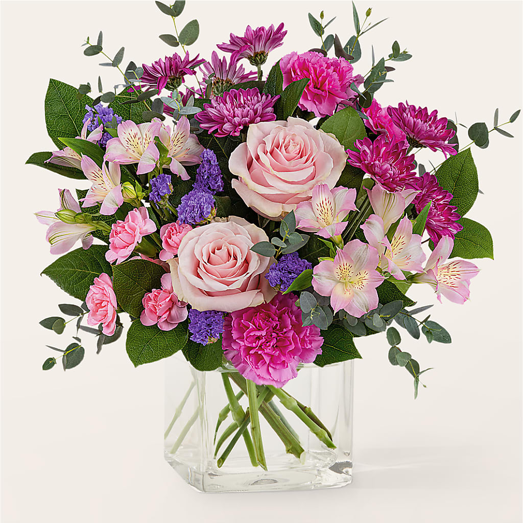 Rosy Radiance Bouquet – Hallmark Flower Shoppe, Panama City FL