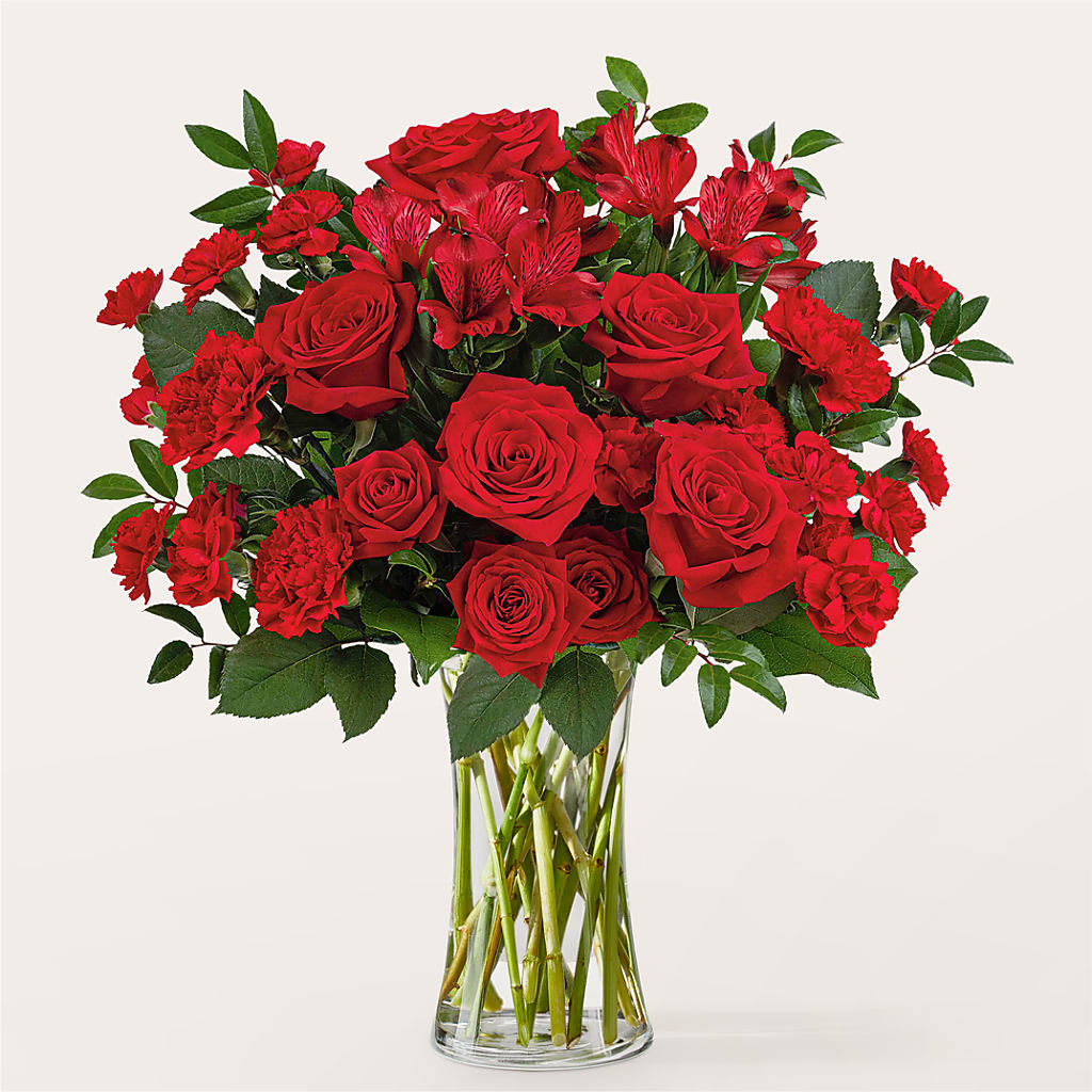 Brilliant Ruby Bouquet – Hallmark Flower Shoppe, Panama City FL