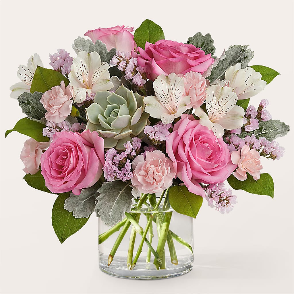 Dusty Rose Bouquet – Hallmark Flower Shoppe, Panama City FL