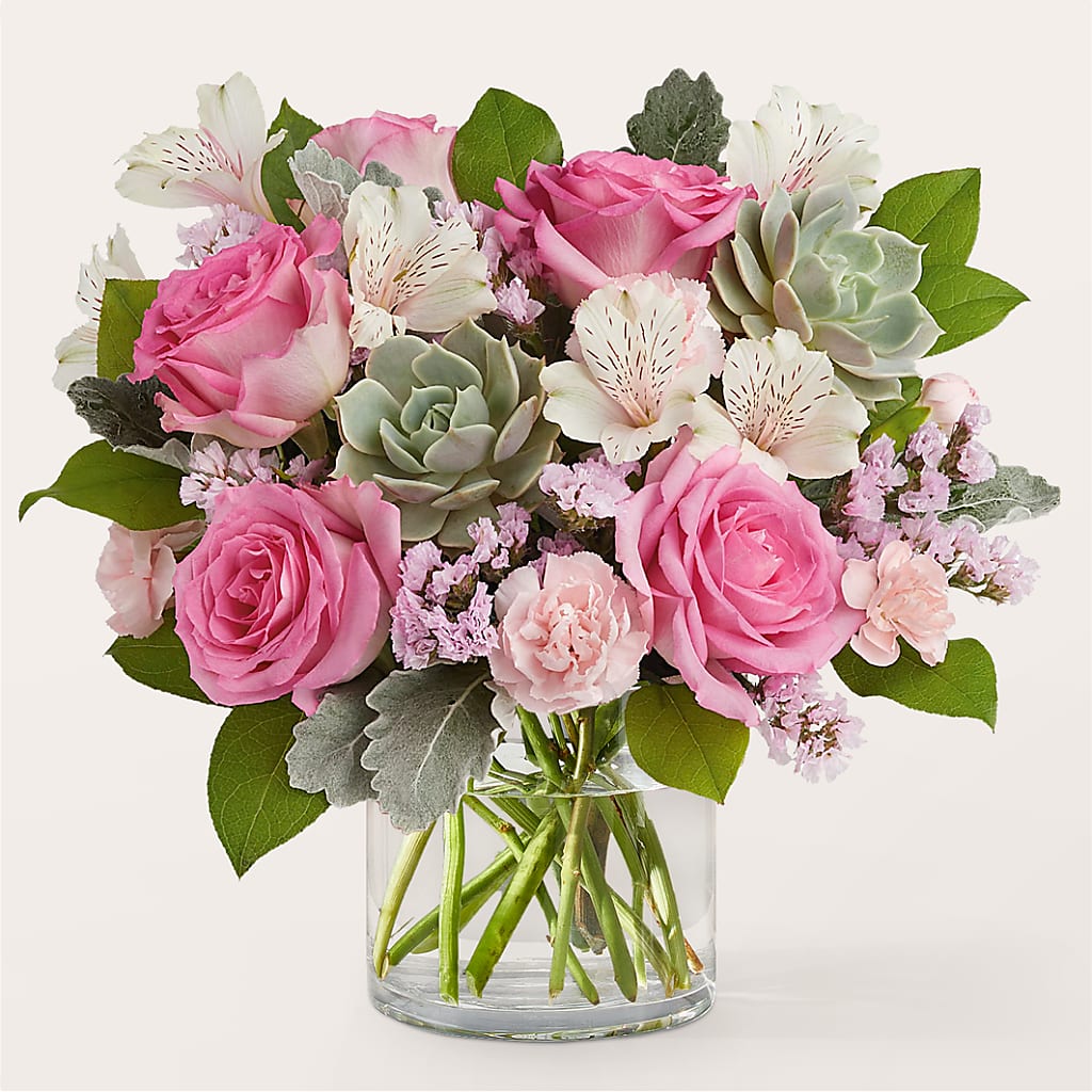 Dusty Rose Bouquet – Hallmark Flower Shoppe, Panama City FL