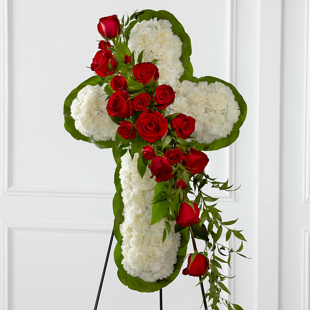 Floral Cross Easel – Hallmark Flower Shoppe, Panama City FL