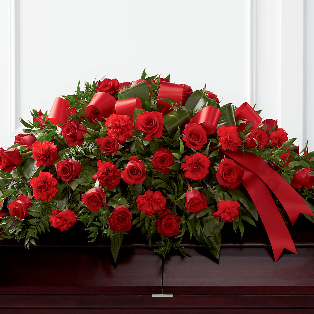 Tribute of Life Casket Spray – Hallmark Flower Shoppe, Panama City FL