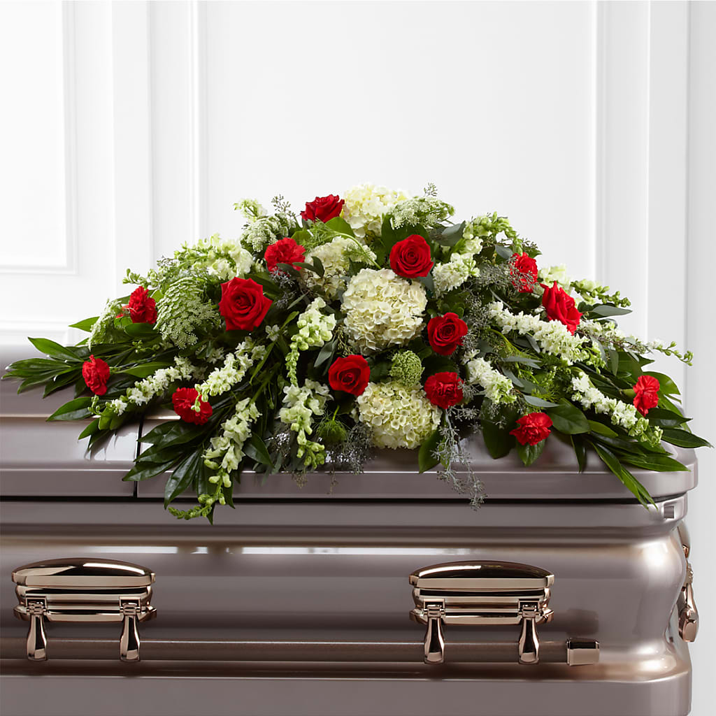 Sincerity Casket Spray – Hallmark Flower Shoppe, Panama City FL