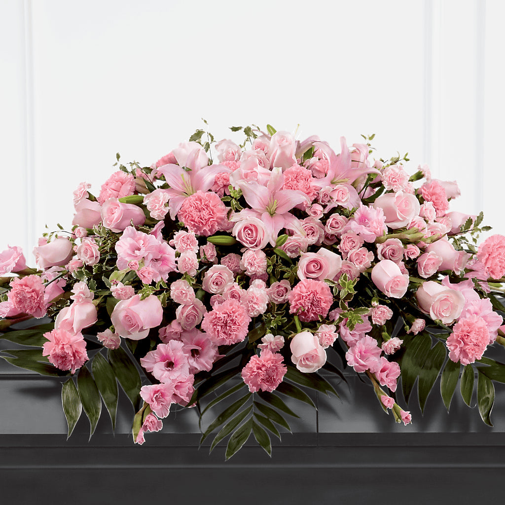 Garden of Comfort Casket Spray (Standard) – Hallmark Flower Shoppe, Panama City FL