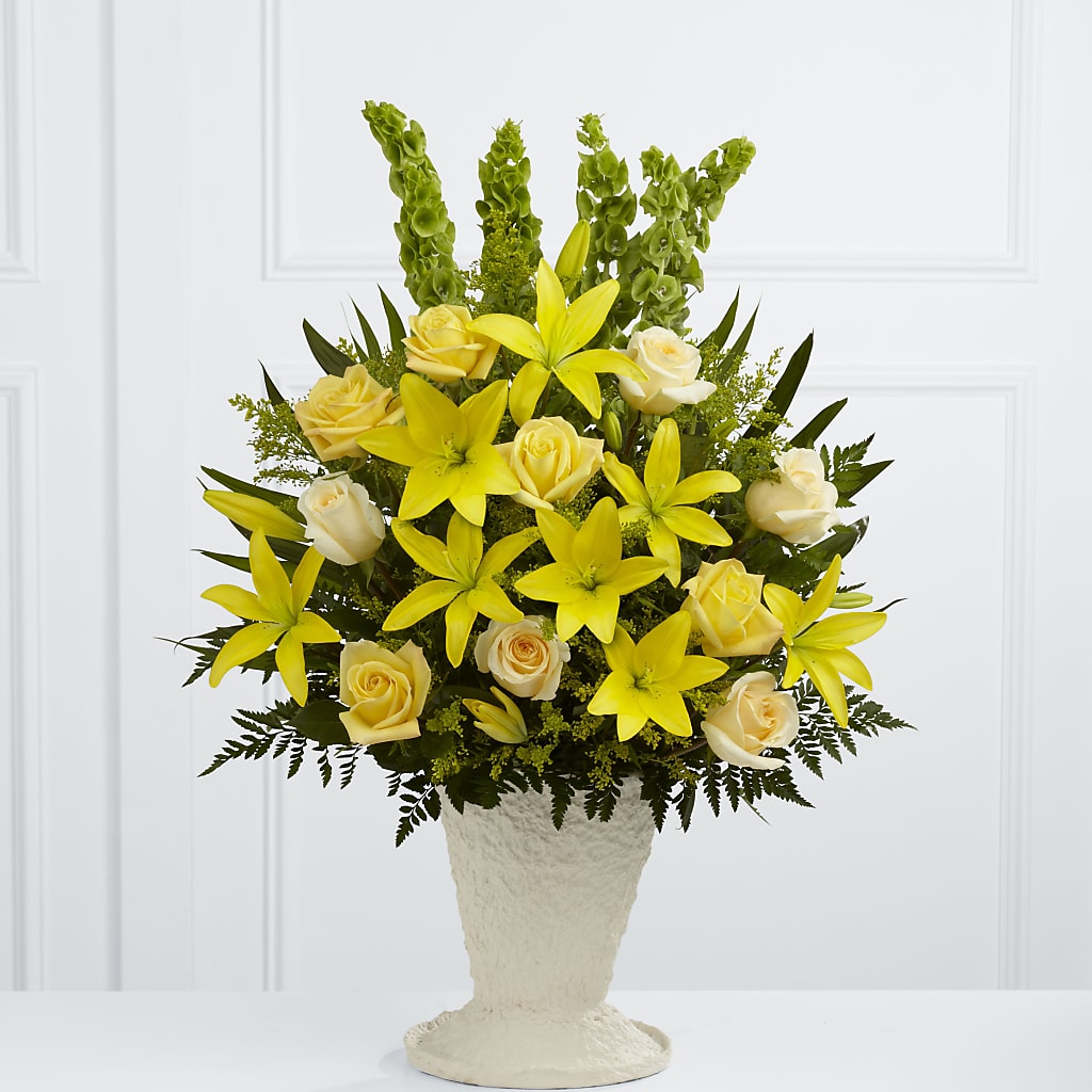 Golden Memories Arrangement – Hallmark Flower Shoppe, Panama City FL