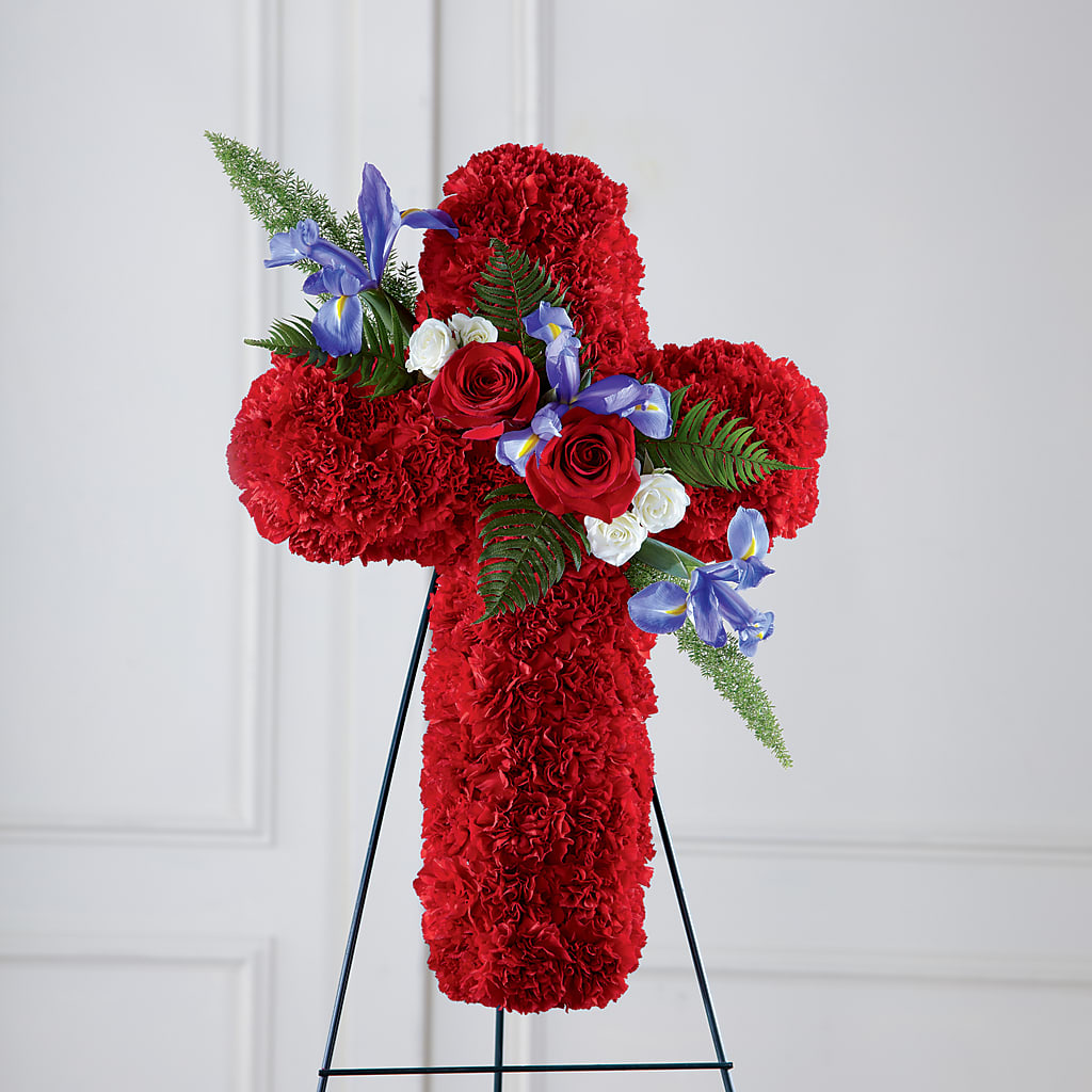 Faithful Hero Floral Cross – Hallmark Flower Shoppe, Panama City FL