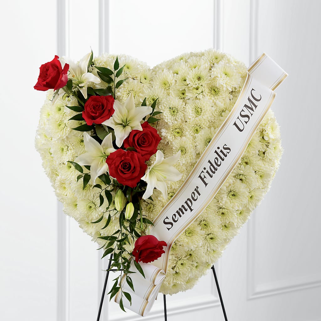 Heartfelt Hero Standing Heart – Hallmark Flower Shoppe, Panama City FL