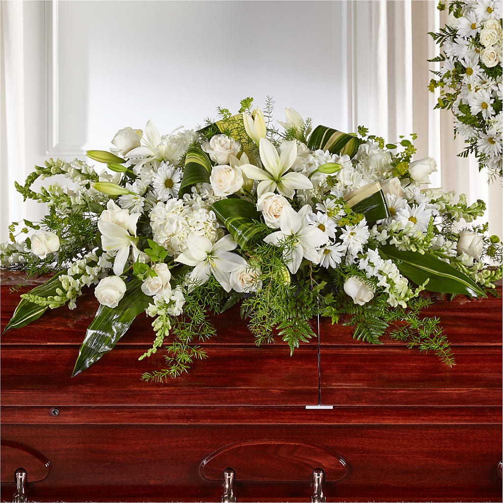 Abundance Casket Spray – Hallmark Flower Shoppe, Panama City FL