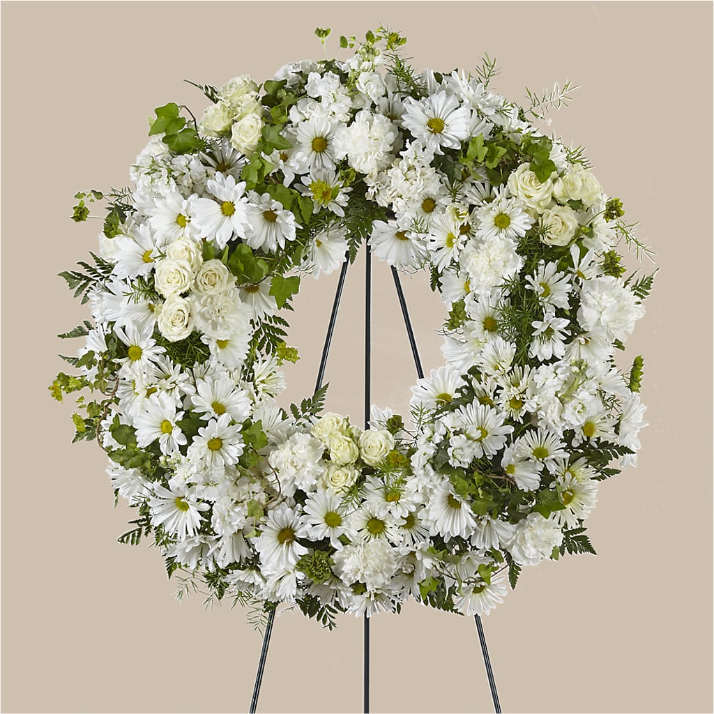 Faithful Wishes Wreath – Hallmark Flower Shoppe, Panama City FL