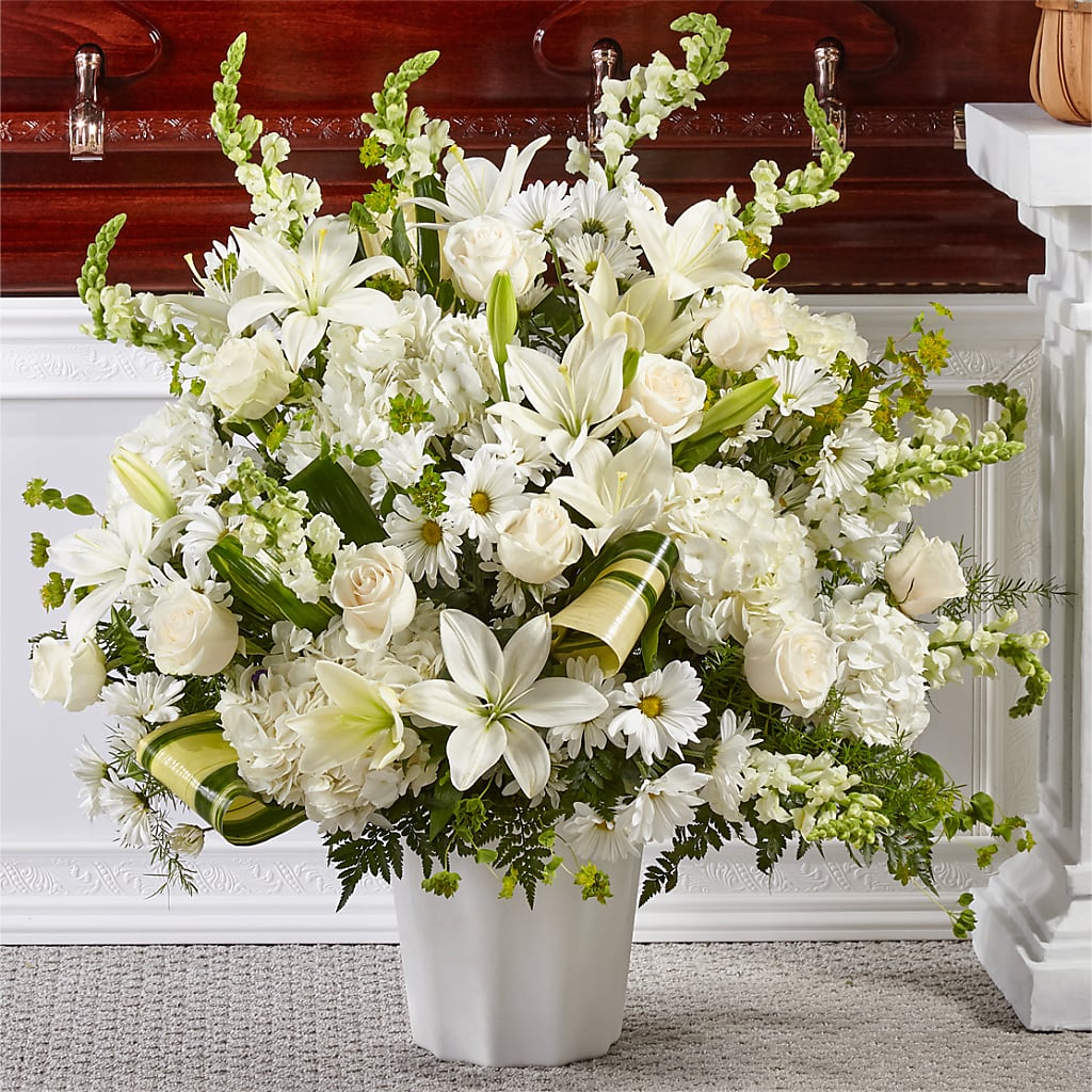 Thoughts of Tranquility Floor Basket – Hallmark Flower Shoppe, Panama City FL