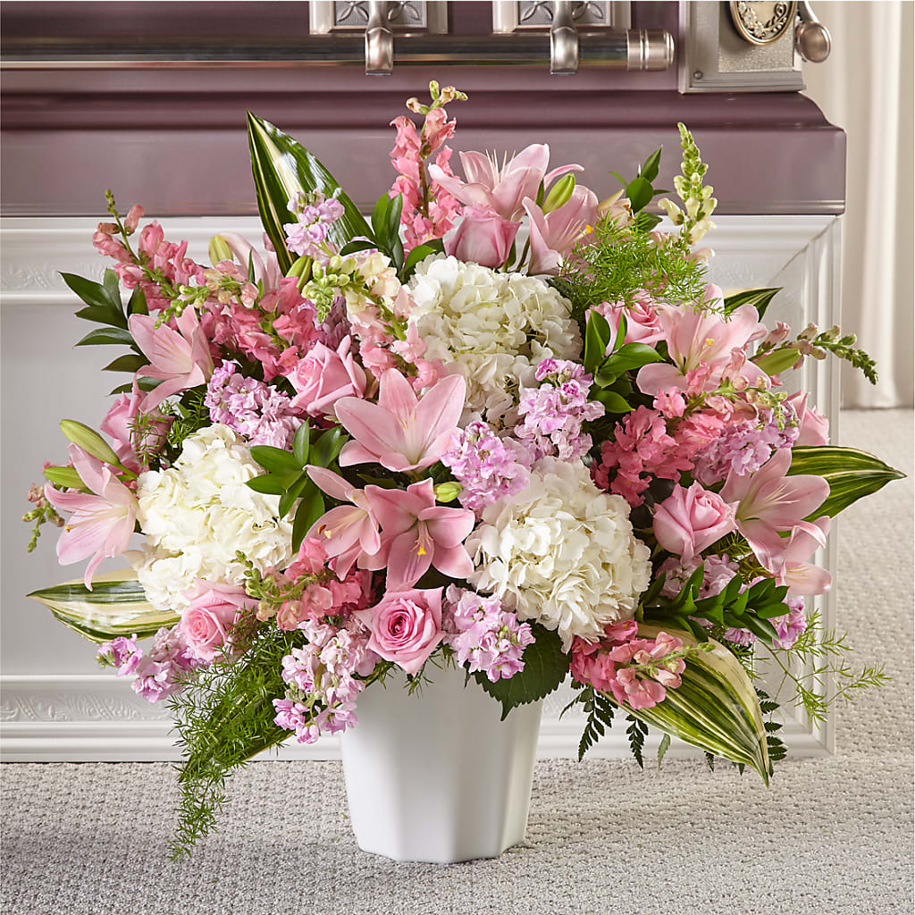Simply Serene Floor Basket – Hallmark Flower Shoppe, Panama City FL