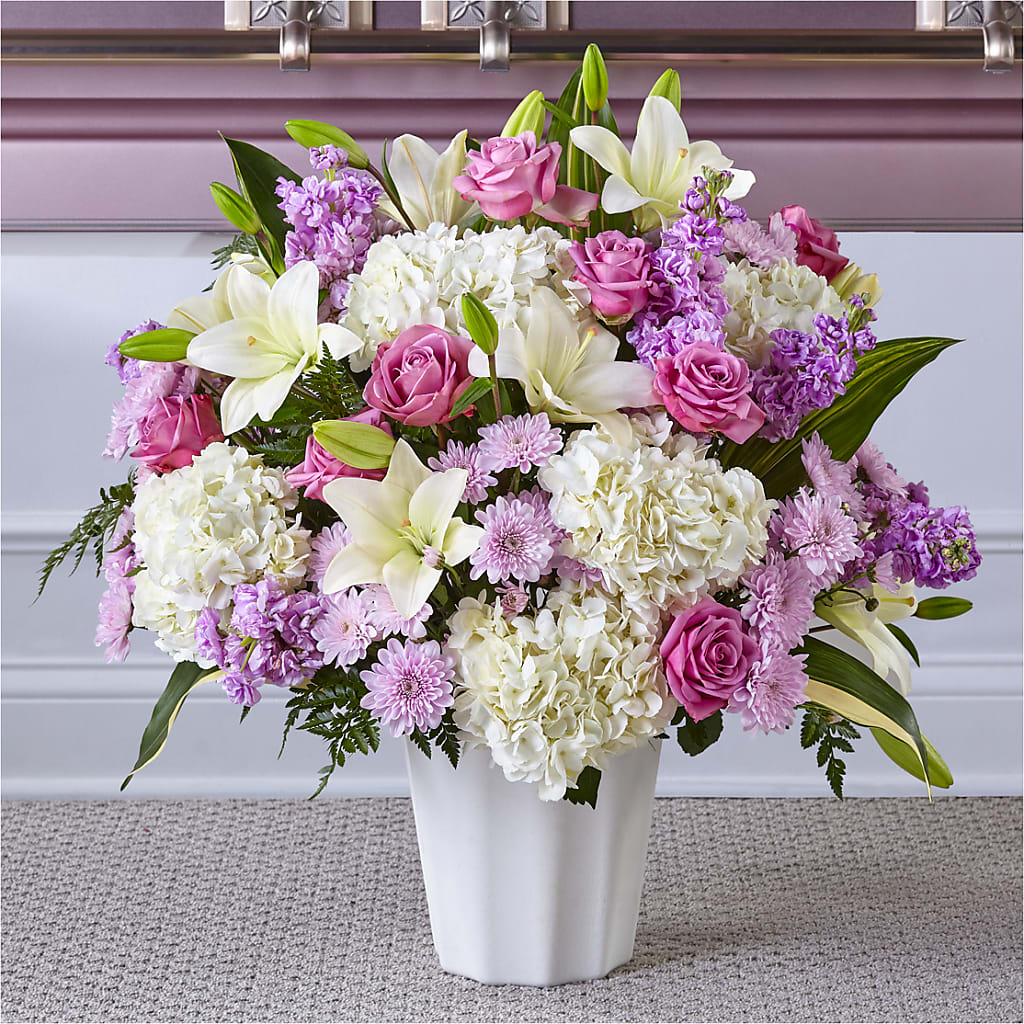 Heaven Sent Floor Basket – Hallmark Flower Shoppe, Panama City FL
