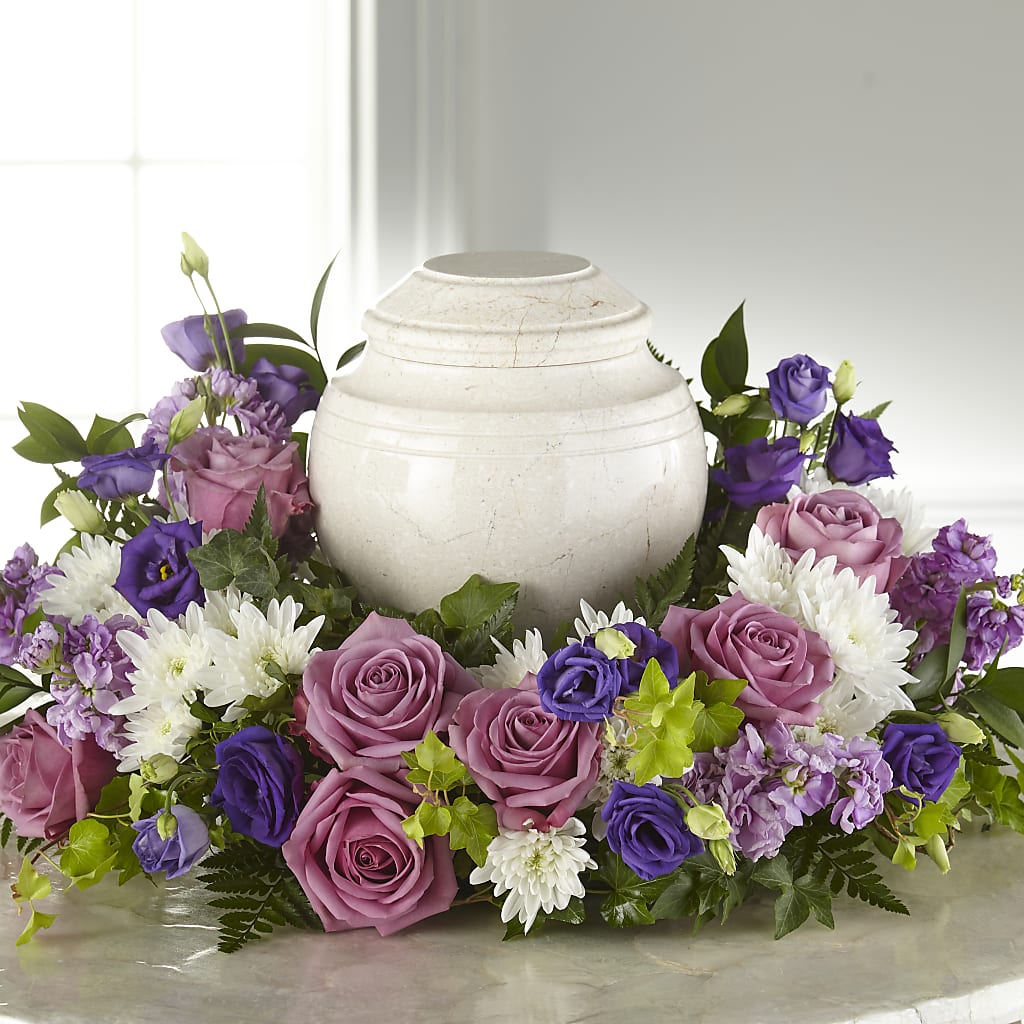 Blooming Sympathy Cremation Adornment – Hallmark Flower Shoppe, Panama City FL