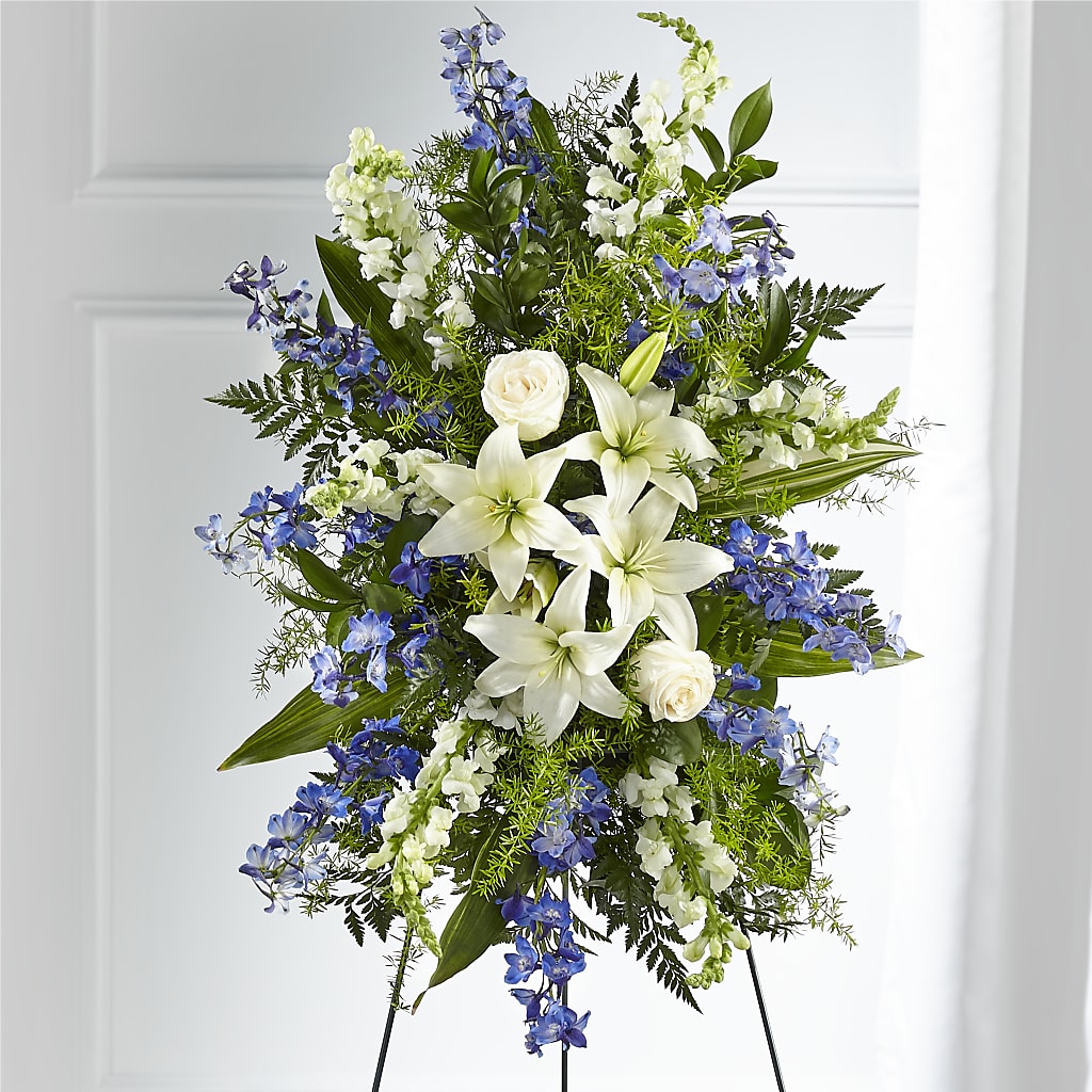 Faithful Friend Standing Spray – Hallmark Flower Shoppe, Panama City FL