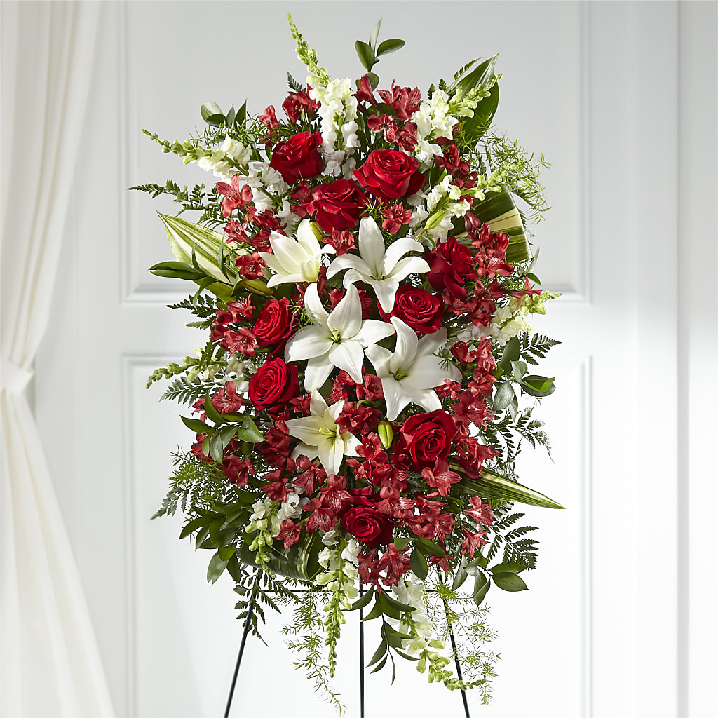 Everlasting Memory Standing Spray – Hallmark Flower Shoppe, Panama City FL