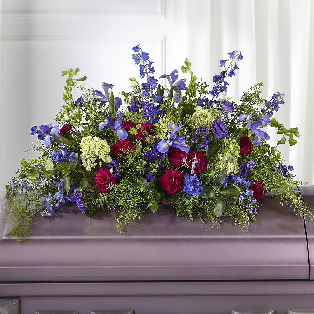Always Treasured Casket Spray – Hallmark Flower Shoppe, Panama City FL