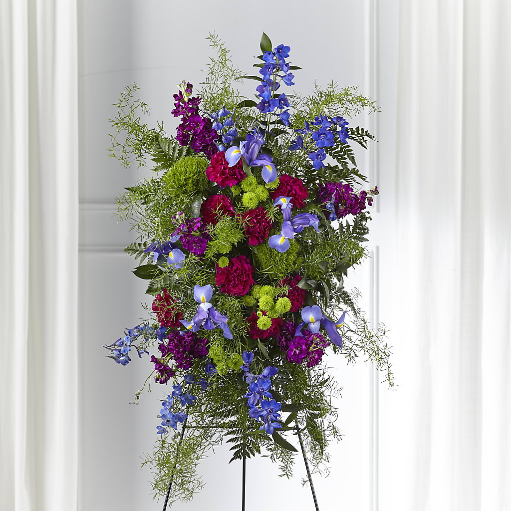 Heavenly Skies Standing Spray – Hallmark Flower Shoppe, Panama City FL