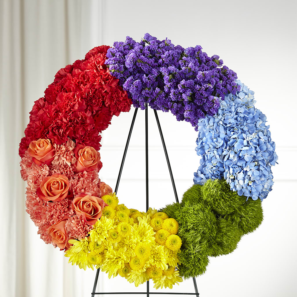 Circle of Love Wreath – Hallmark Flower Shoppe, Panama City FL
