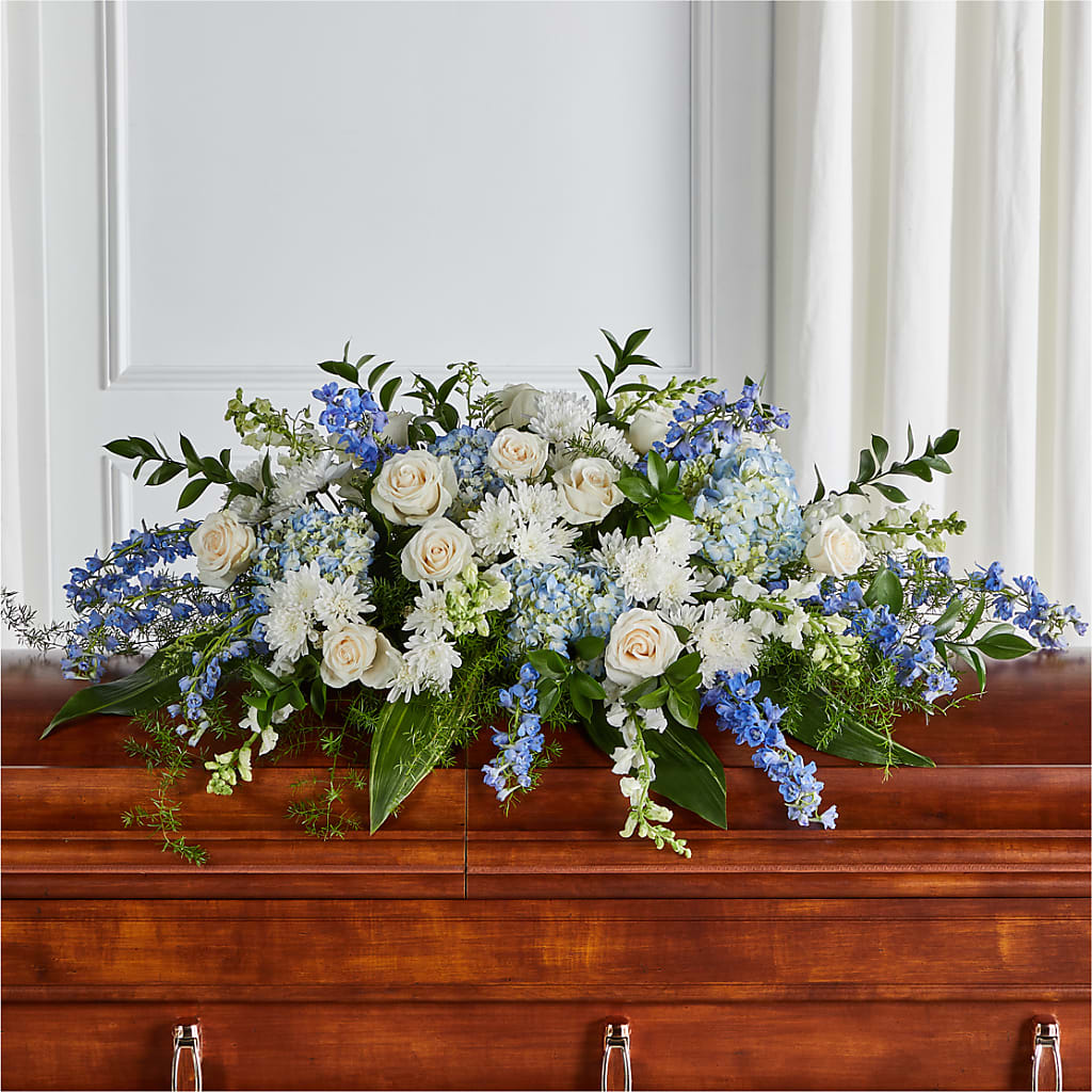 Timeless Essence Casket Spray – Hallmark Flower Shoppe, Panama City FL