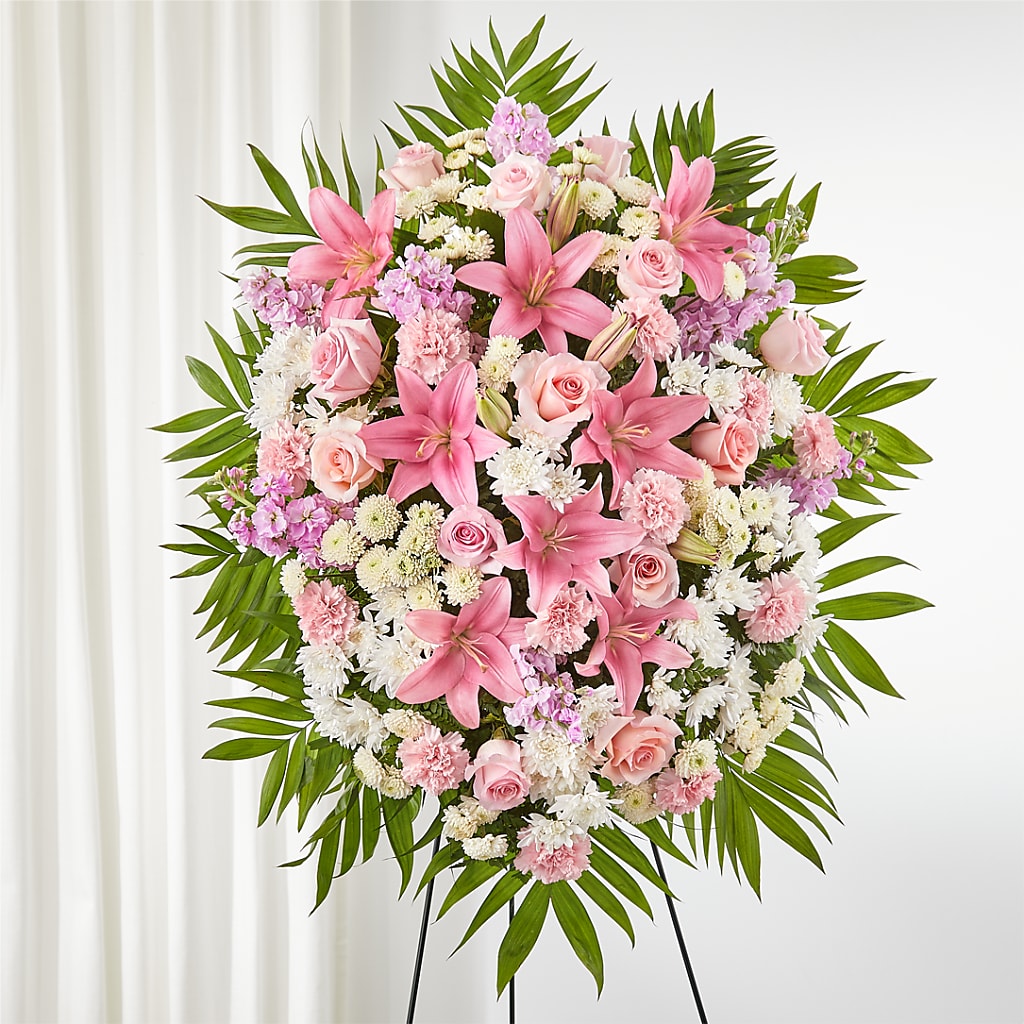Offering Solace Standing Spray – Hallmark Flower Shoppe, Panama City FL