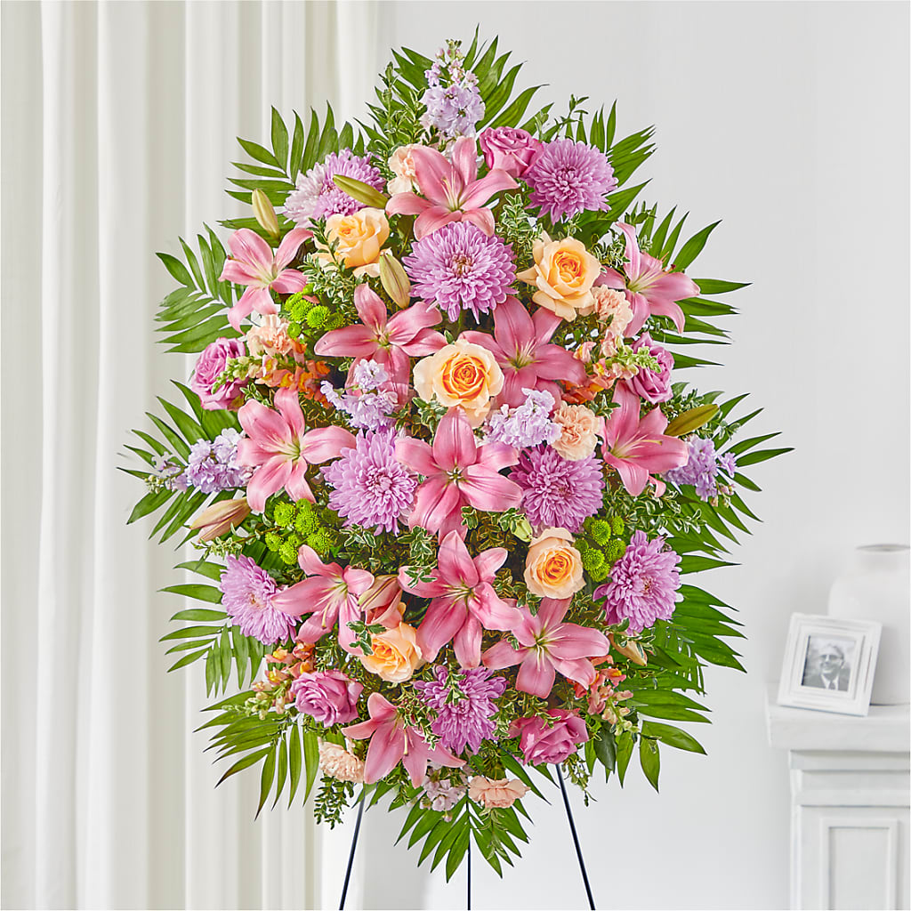 Love & Light Standing Spray – Hallmark Flower Shoppe, Panama City FL