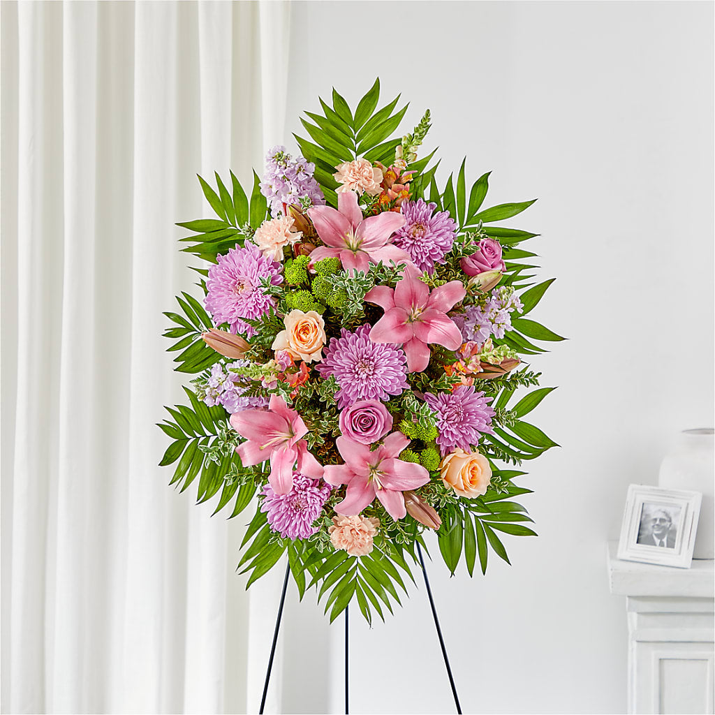 Love & Light Standing Spray – Hallmark Flower Shoppe, Panama City FL