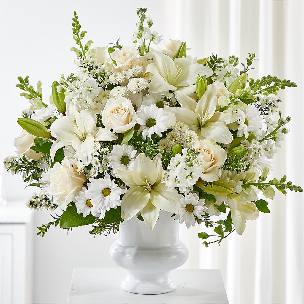 Uplifting Urn Arrangement – Hallmark Flower Shoppe, Panama City FL