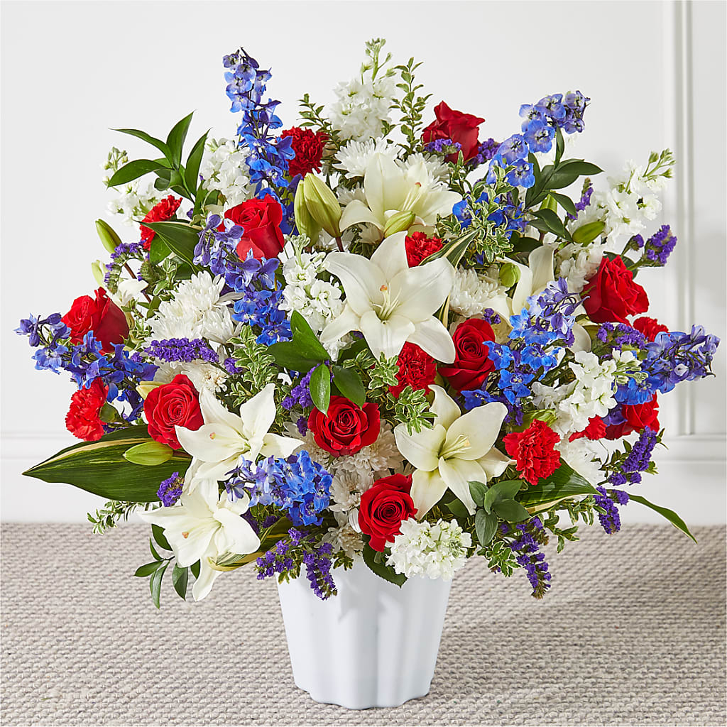 Consoled Floor Basket – Hallmark Flower Shoppe, Panama City FL