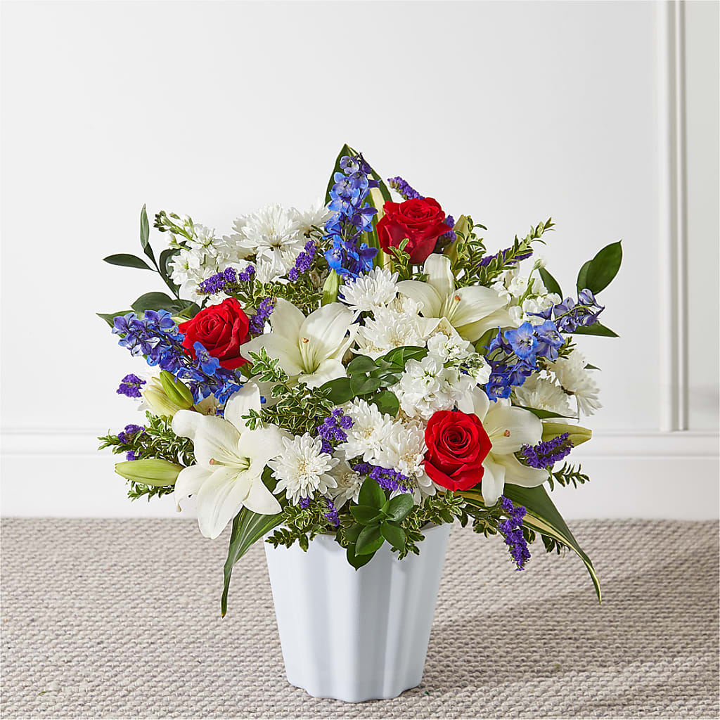 Consoled Floor Basket – Hallmark Flower Shoppe, Panama City FL