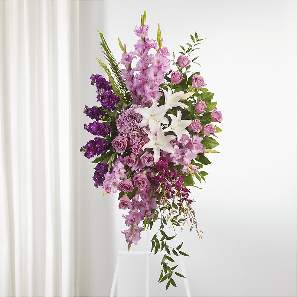 Never Alone Standing Spray – Hallmark Flower Shoppe, Panama City FL