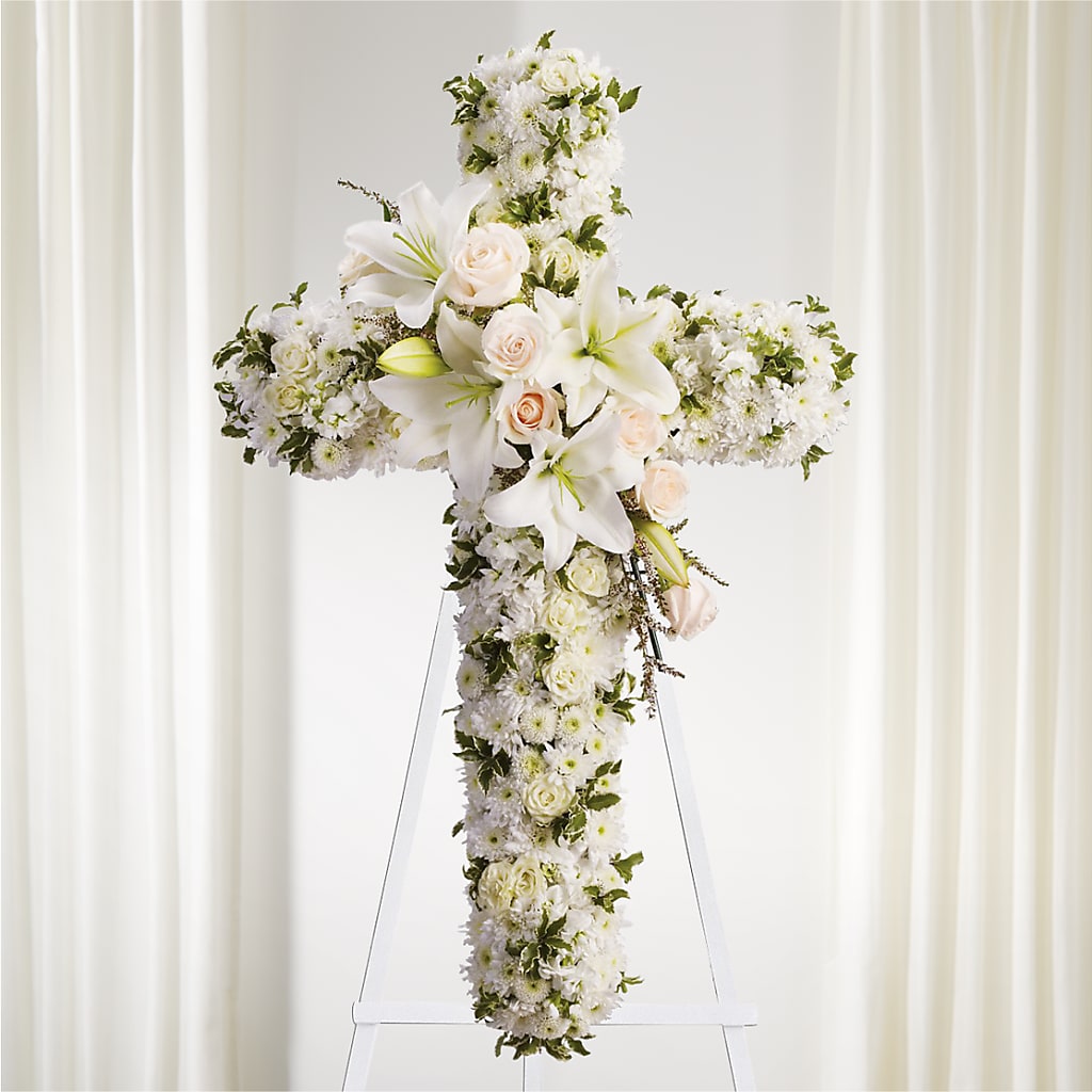 Spiritual Guidance Standing Spray – Hallmark Flower Shoppe, Panama City FL