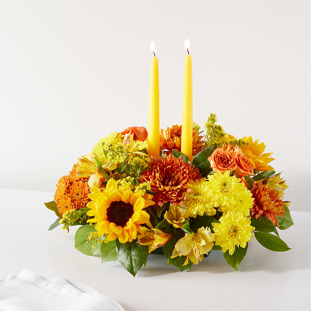 Autumn Harmony Centerpiece – Hallmark Flower Shoppe, Panama City FL