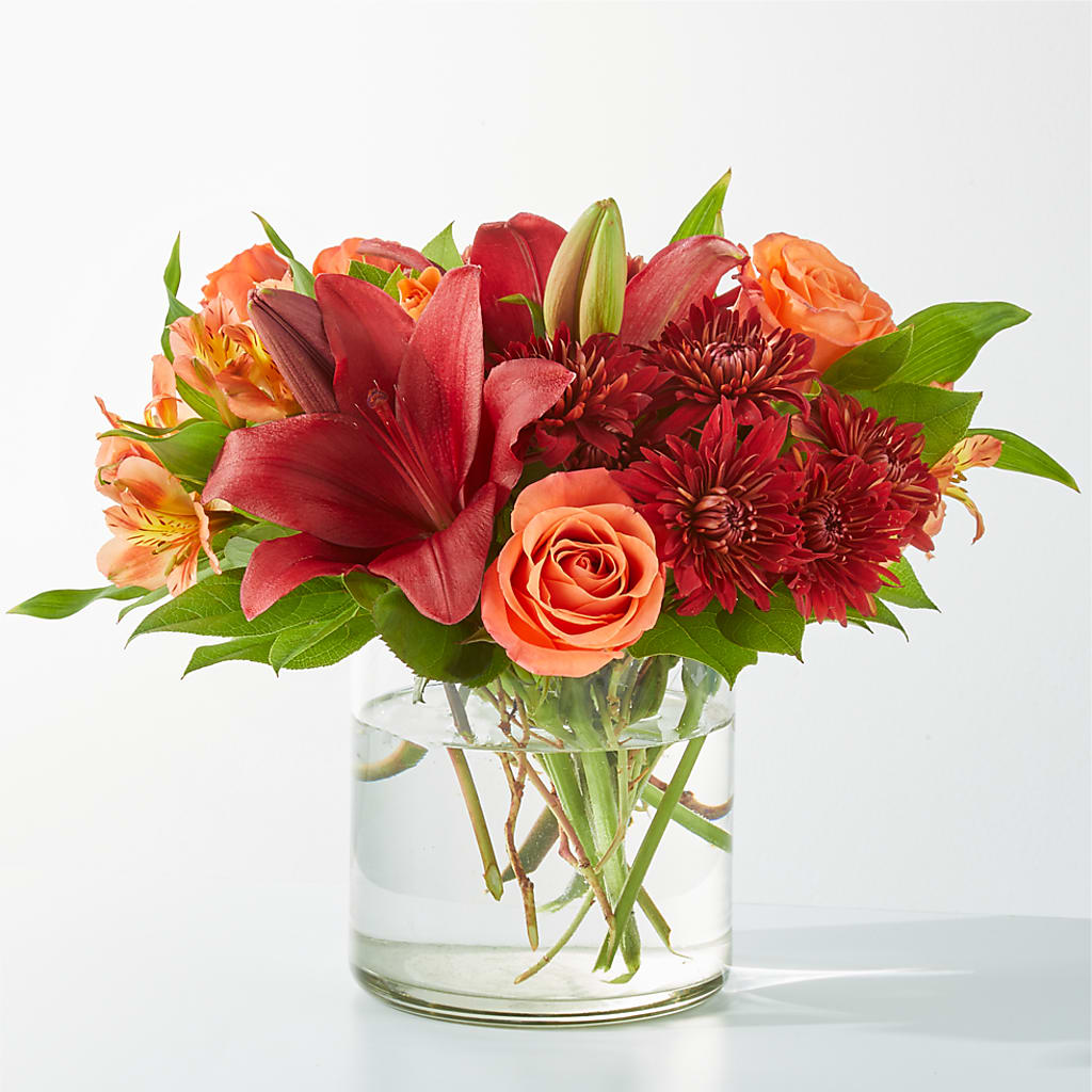 Crimson Leaves Bouquet – Hallmark Flower Shoppe, Panama City FL