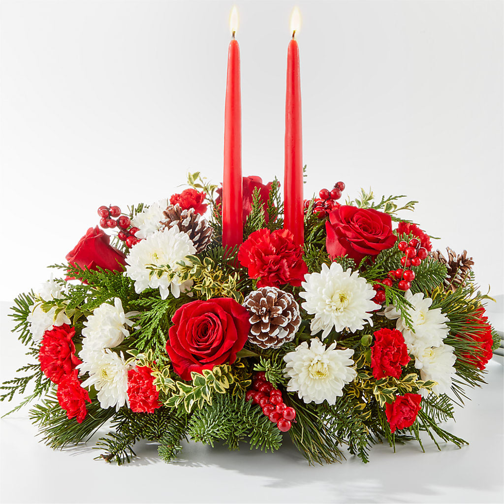 Holiday Soiree Centerpiece – Hallmark Flower Shoppe, Panama City FL