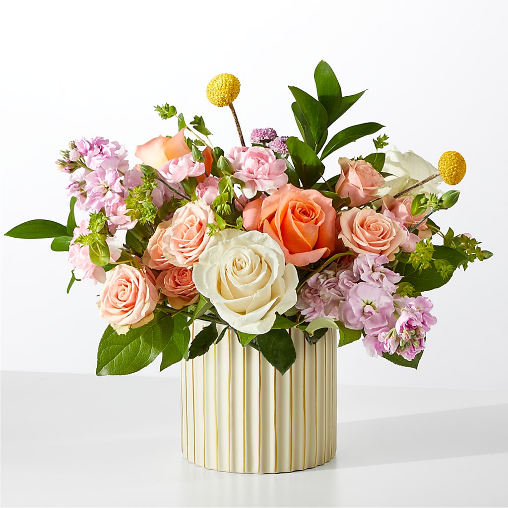 French Market Bouquet with Ivory Vase – Hallmark Flower Shoppe, Panama City FL