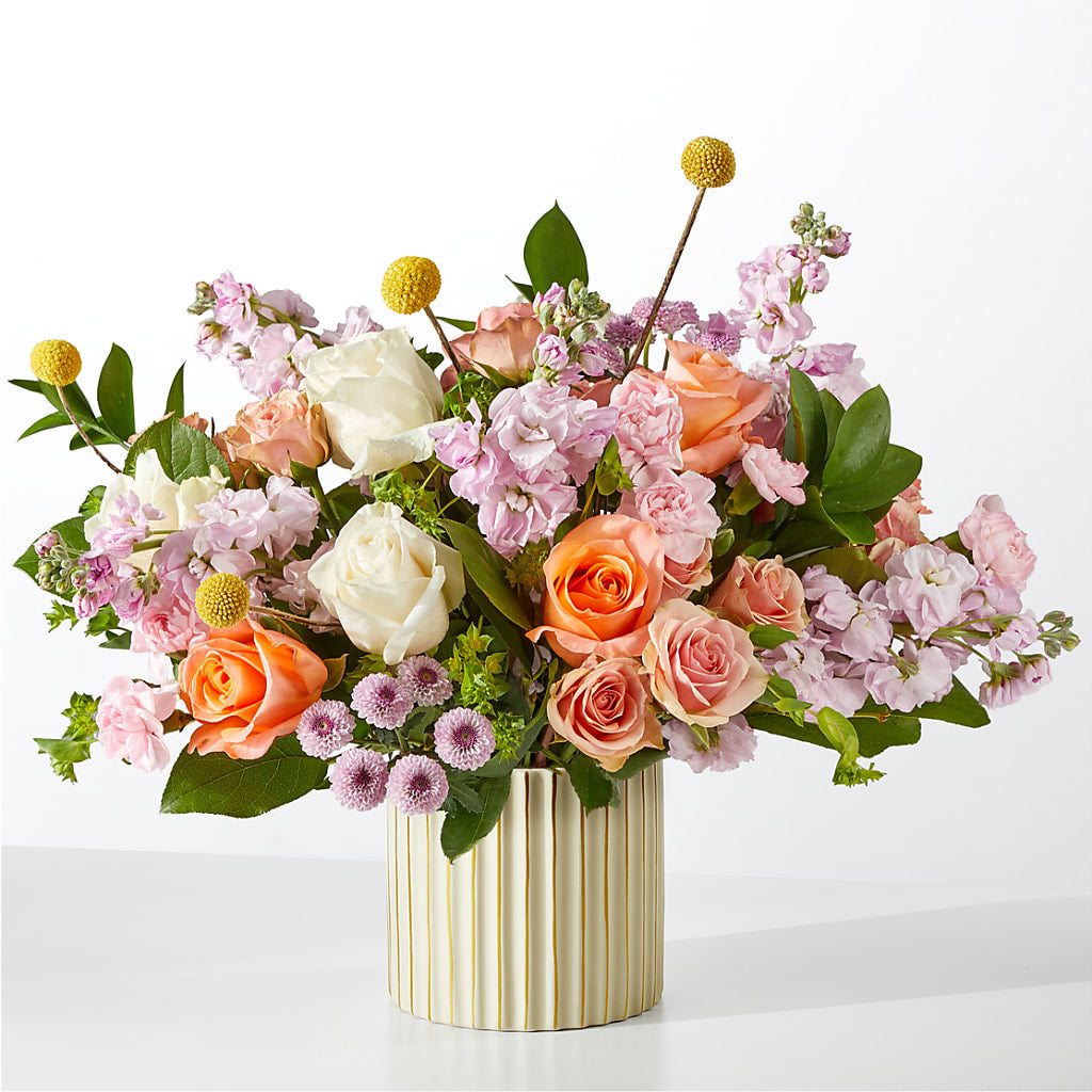 French Market Bouquet with Ivory Vase – Hallmark Flower Shoppe, Panama City FL