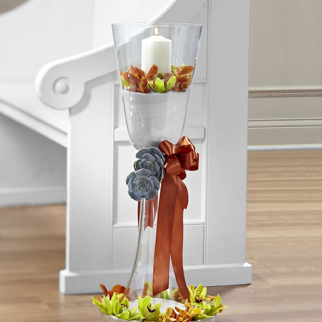 Matrimony Pew Decor – Hallmark Flower Shoppe, Panama City FL