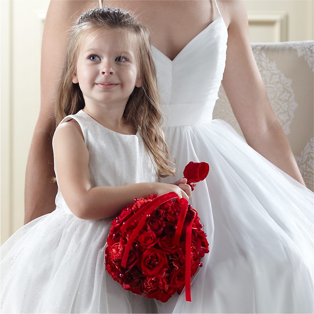 Pure at Heart Flower Girl Arrangement – Hallmark Flower Shoppe, Panama City FL