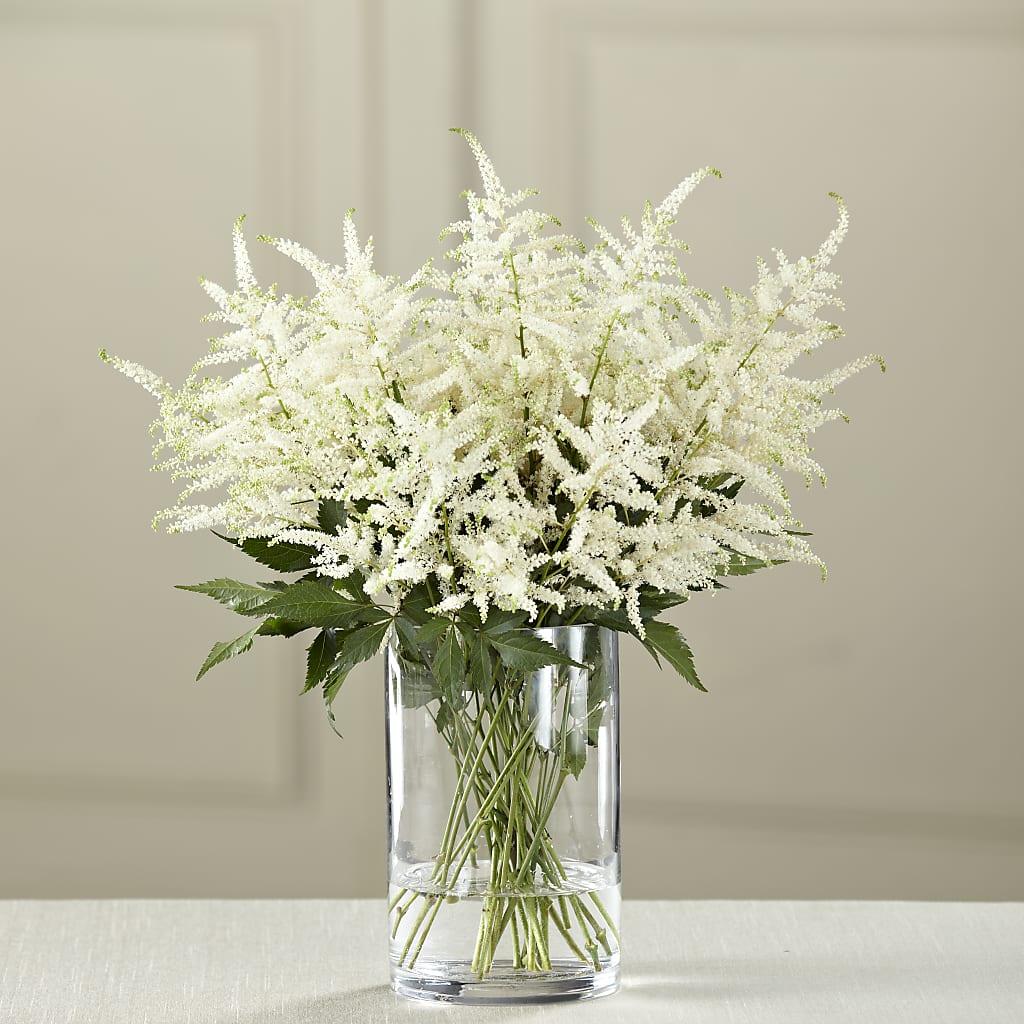 White Astilbe Bouquet – Hallmark Flower Shoppe, Panama City FL