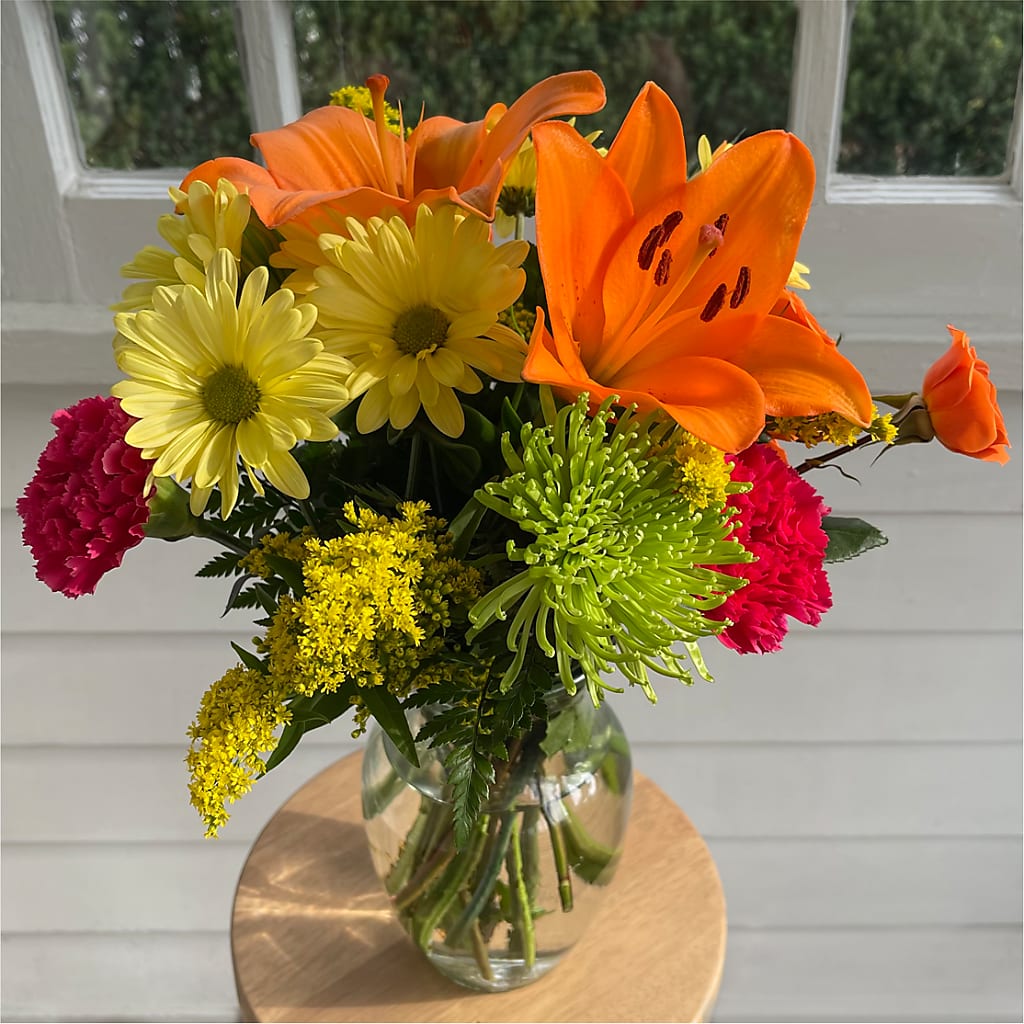 Bold & Bright – A Florist Original –  Hallmark Flower Shoppe, Panama City FL