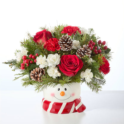Jolly Snowman Bouquet –  Hallmark Flower Shoppe, Panama City FL