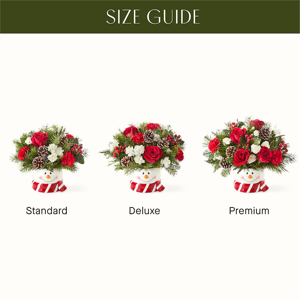 Jolly Snowman Bouquet –  Hallmark Flower Shoppe, Panama City FL