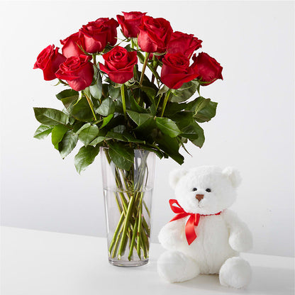 Romantic Long Stem Red Rose Bouquet Bundles –  Hallmark Flower Shoppe, Panama City FL