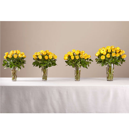 Long Stem Yellow Rose Bouquet –  Hallmark Flower Shoppe, Panama City FL