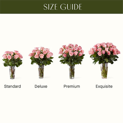Long Stem Pink Rose Bouquet –  Hallmark Flower Shoppe, Panama City FL